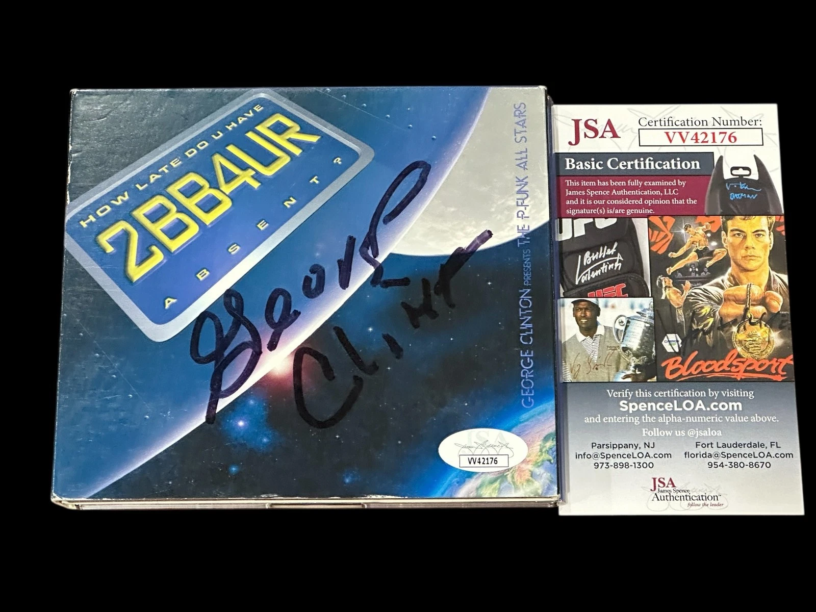 George Clinton Parliament Funkadelic Singer Funk Signed Autograph CD Case JSA