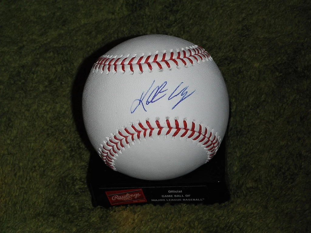 ST. LOUIS CARDINALS KOLTEN WONG SIGNED OML BASEBALL TOP PROSPECT
