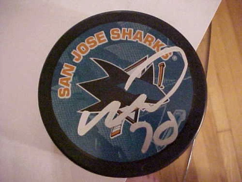 SAN JOSE SHARKS ANTERO NIITTYMAKI SIGNED PUCK