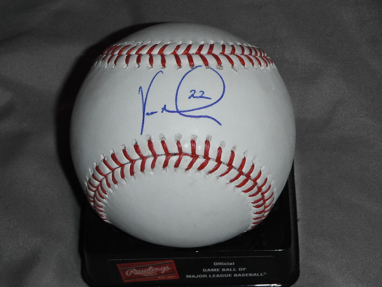 NEW YORK YANKEES VERNON WELLS SIGNED OML BASEBALL