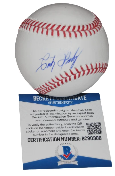 CRISTIAN HERNANDEZ signed (CHICAGO CUBS) OML baseball BECKETT BAS BC90308