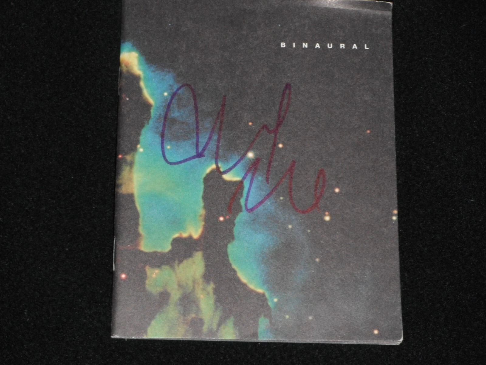 PEARL JAM MIKE MCCREADY SIGNED BINAURAL CD COVER