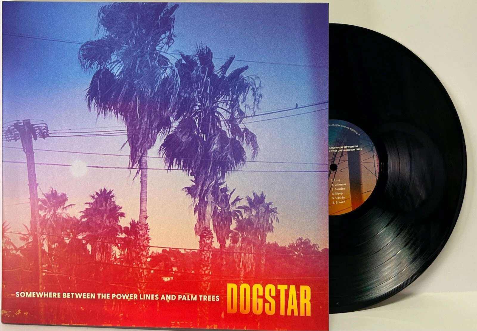 DOGSTAR KEANU REEVES +2 Signed Autograph LP Insert Vinyl Record JSA COA 30