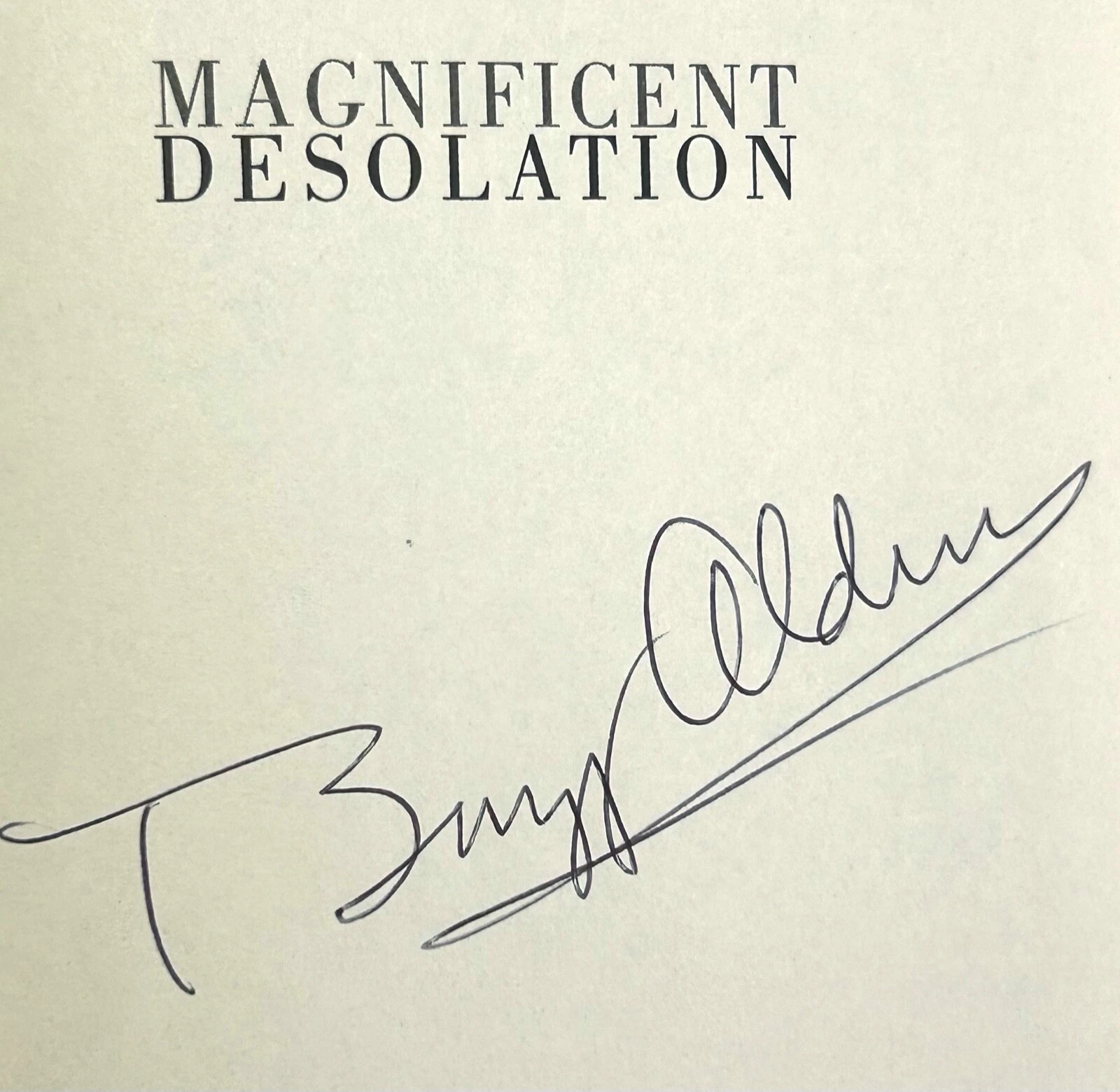 BUZZ ALDRIN Signed Autograph 1st Ed Book 