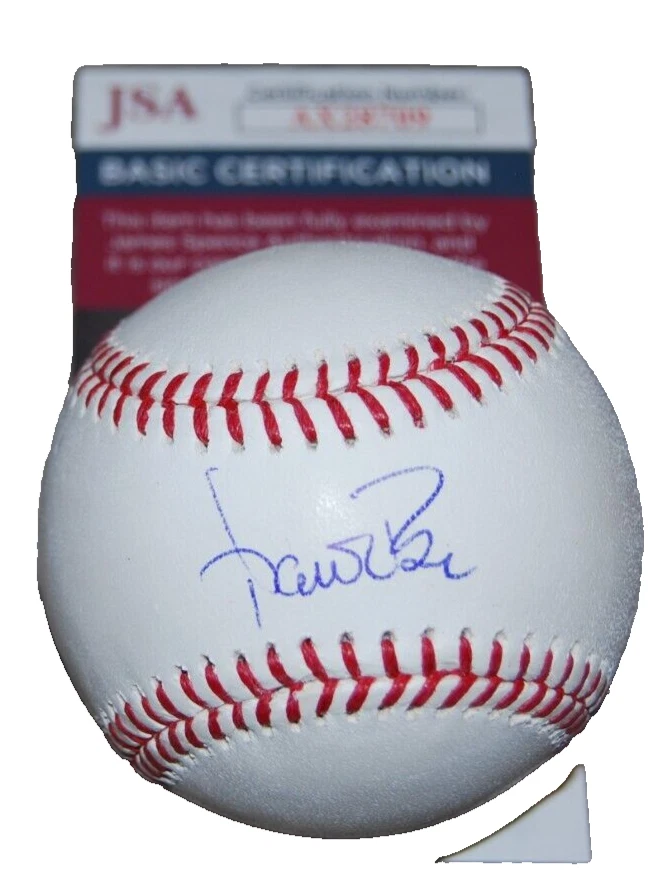 AARON BOONE signed (NEW YORK YANKEES) Major League OML baseball JSA AX28709
