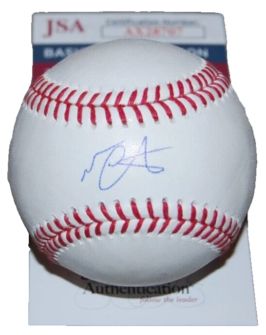 NESTOR CORTES signed (NEW YORK YANKEES) Major League OML baseball JSA AX28707