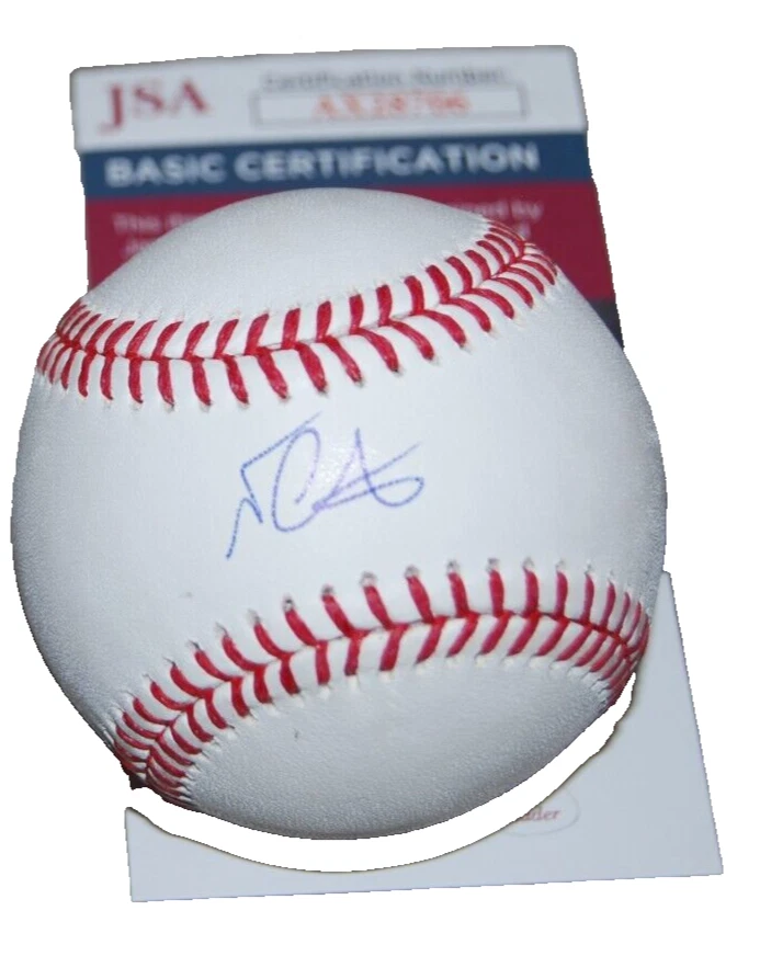 NESTOR CORTES signed (NEW YORK YANKEES) Major League OML baseball JSA AX28706