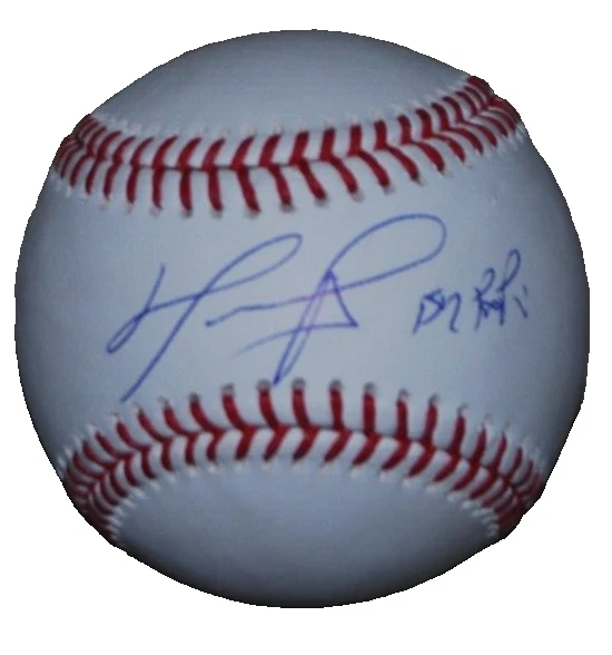DAVID ORTIZ signed (BOSTON RED SOX) Major League OML baseball BECKETT BP89839