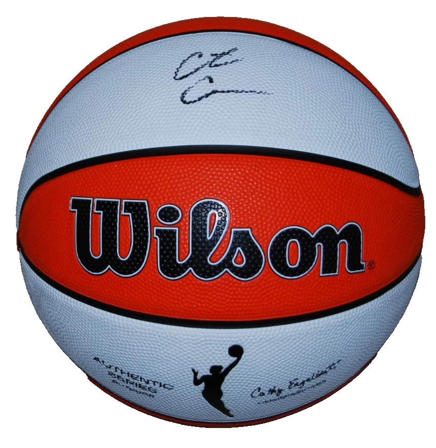 CAITLIN CLARK signed (INDIANA FEVER) WNBA rubber Basketball BECKETT BAS AE43365