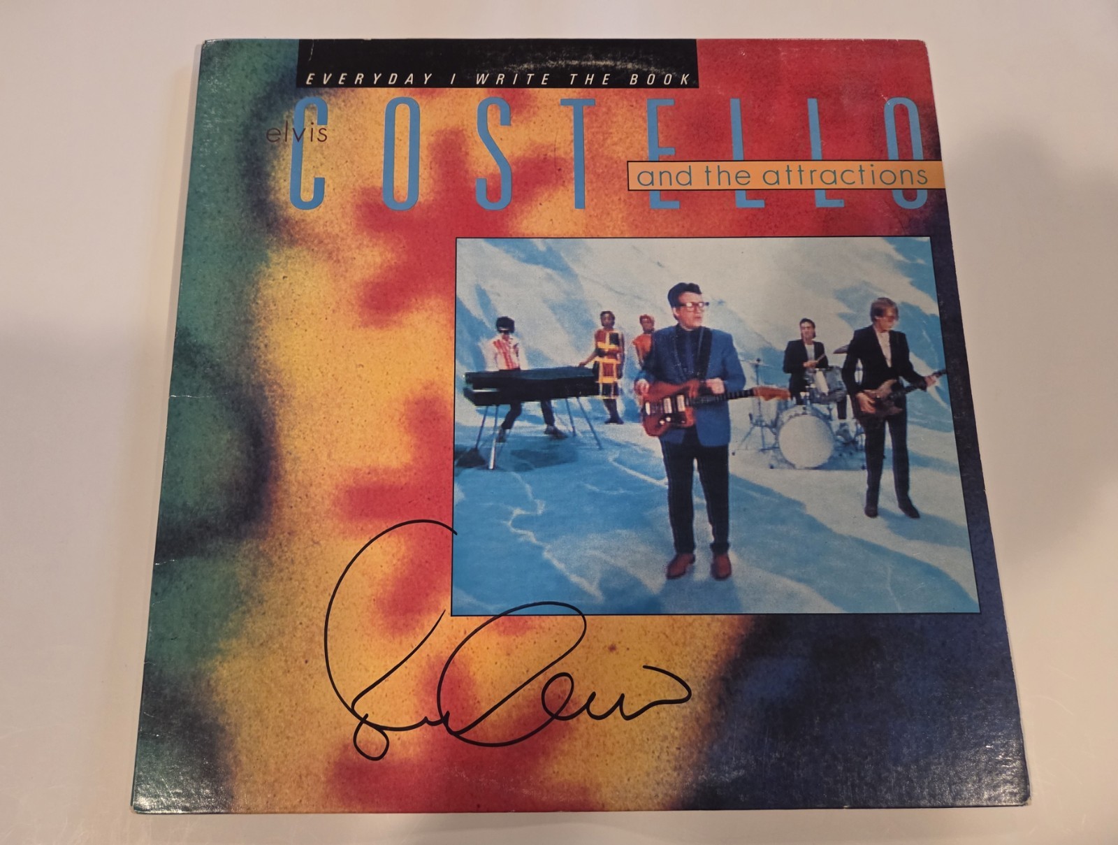 ELVIS COSTELLO signed 