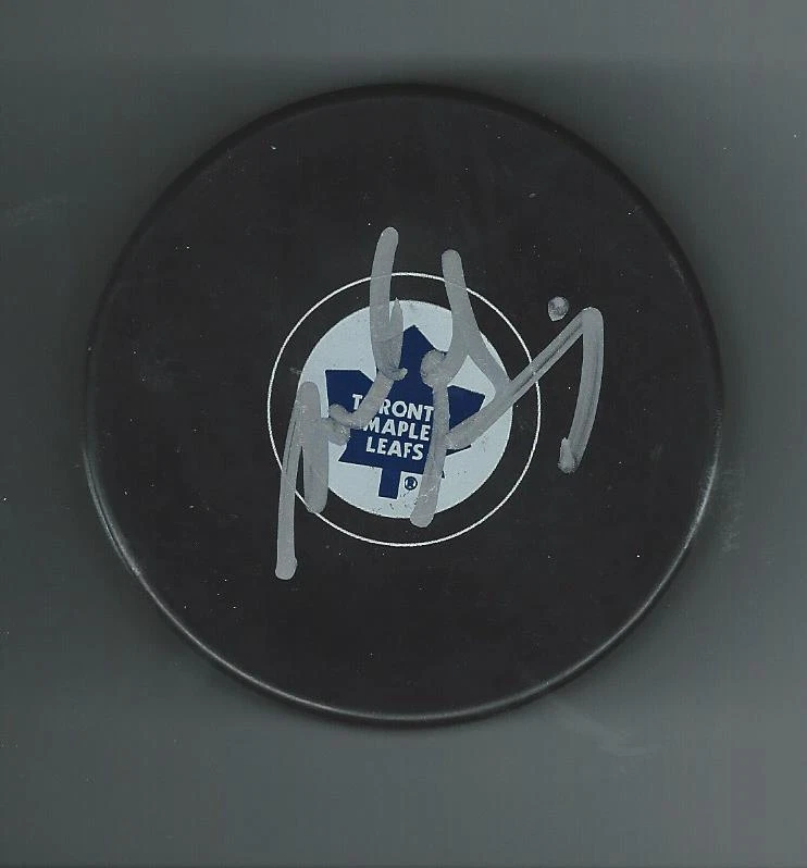 Mark GREIG Signed TORONTO MAPLE LEAFS Puck