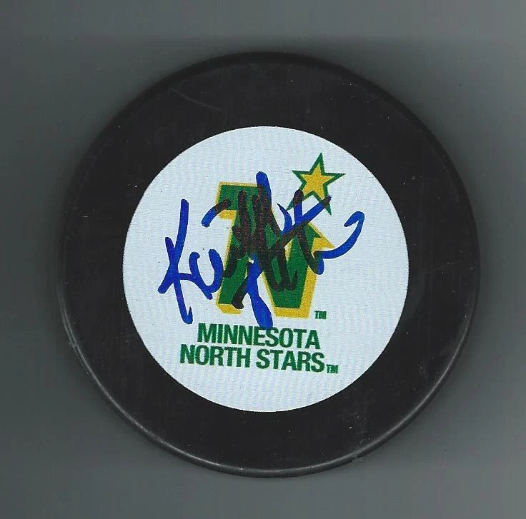 Keith ACTON Signed MINNESOTA NORTH STARS Puck