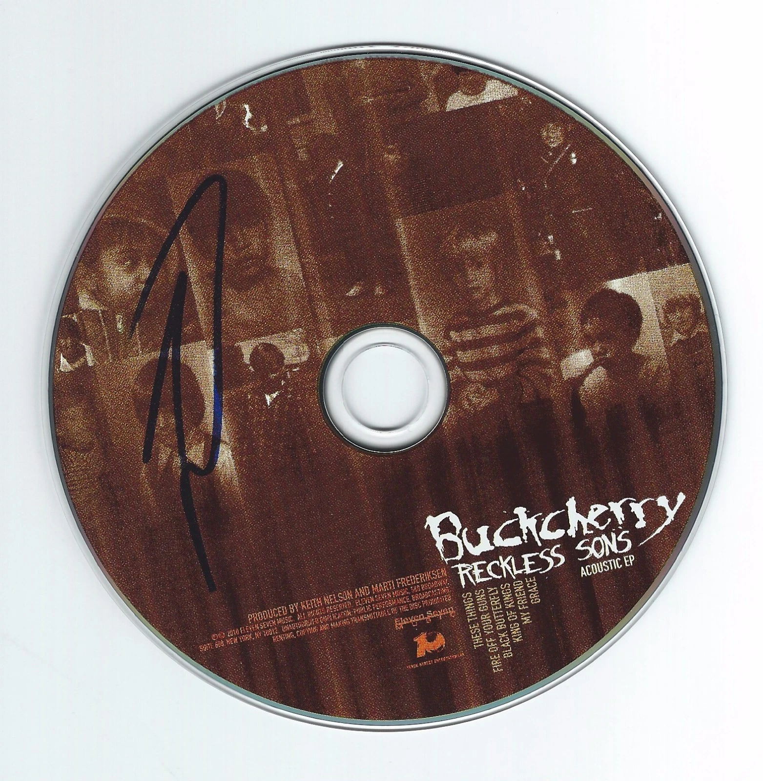 BUCKCHERRY LEAD SINGER JOSH TODD SIGNED RECKLESS SONS CD