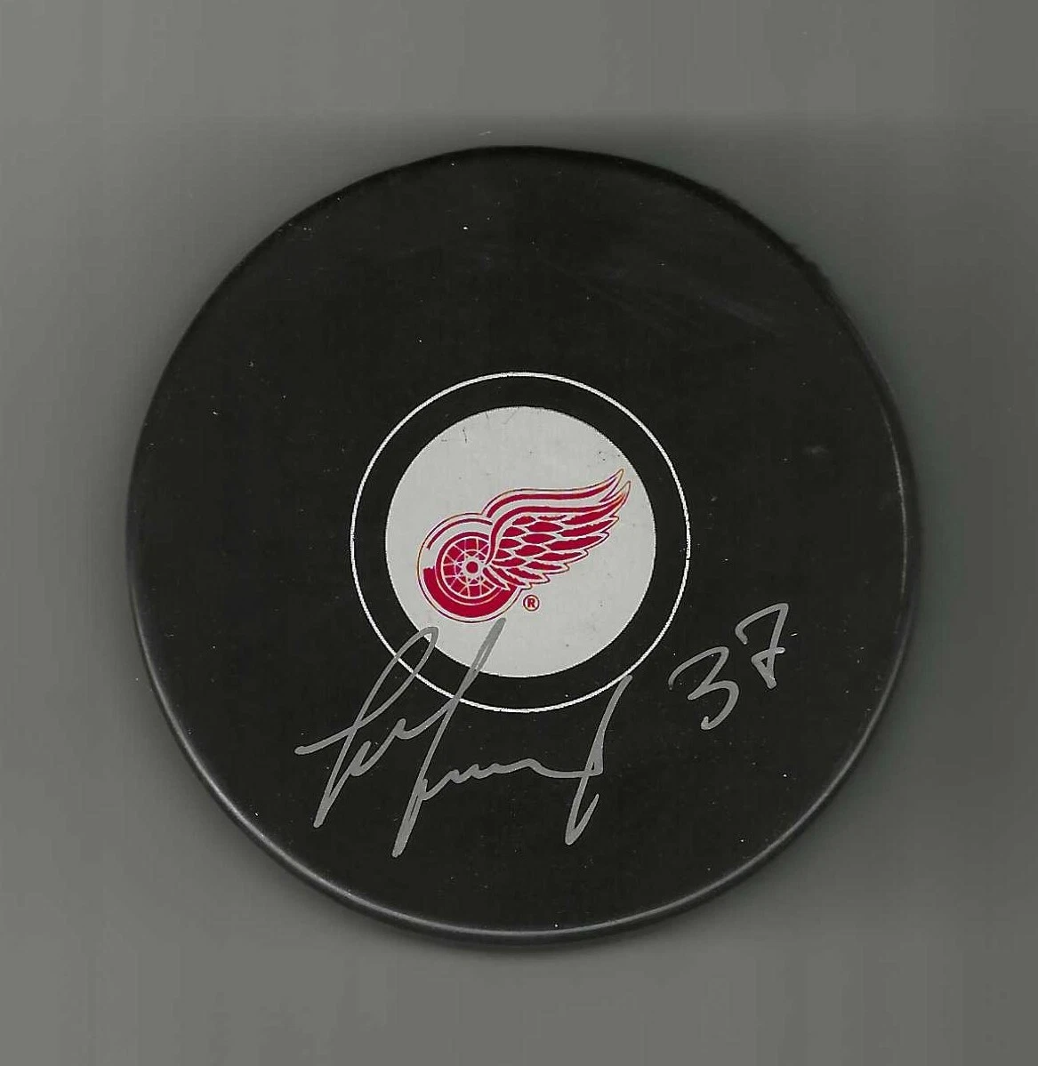Evgeny Svechnikov Signed Detroit Red Wings Puck