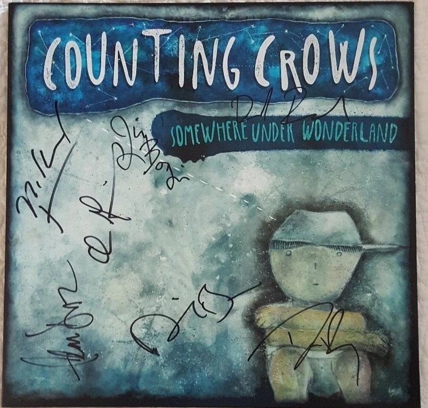 COUNTING CROWS signed autographed LP Album ADAM DURITZ