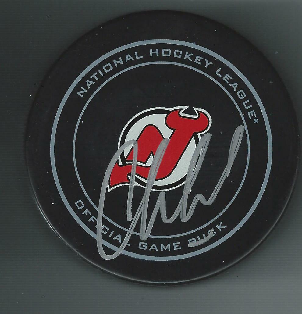 Cory Schneider Signed New Jersey Devils Official Game Puck