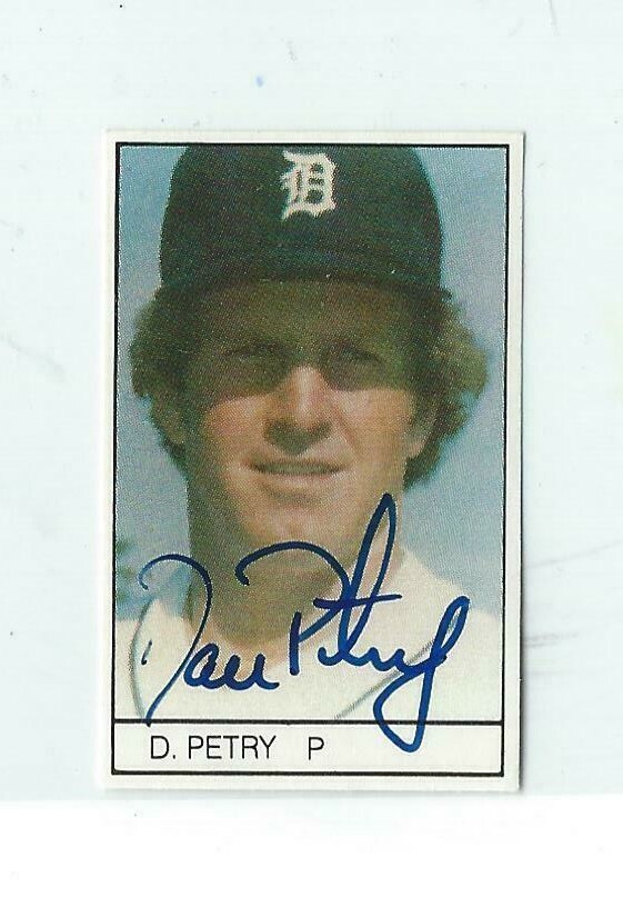 Dan Petry Signed 1984 All-Star Game Mini Card Detroit Tigers