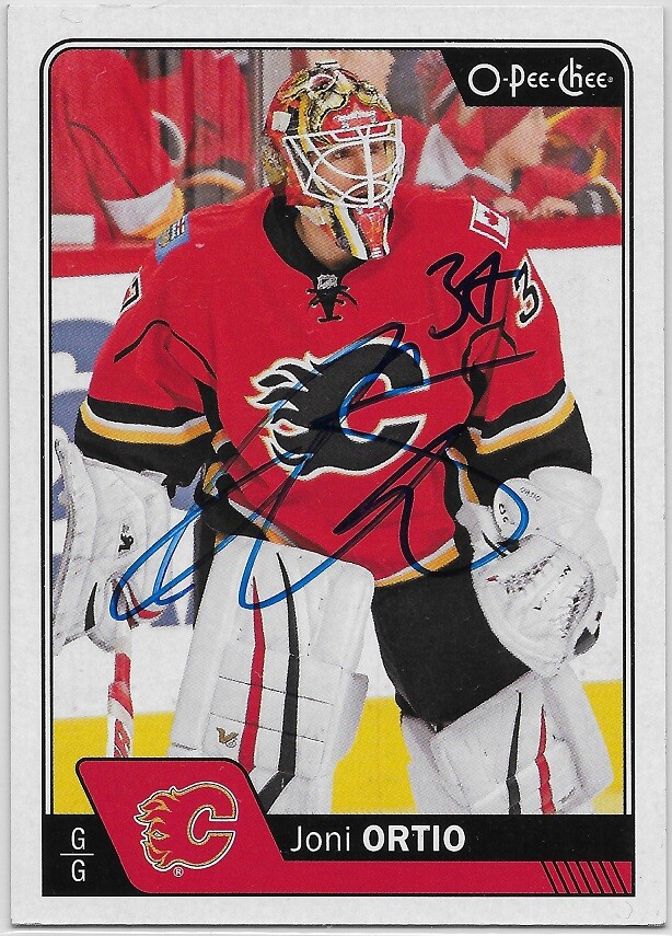 Joni Ortio Signed 2016-17 O-Pee-Chee Card #38