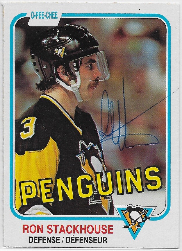 Ron Stackhouse Signed 1981-82 O-Pee-Chee Card #266