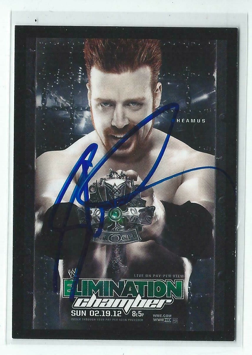 Sheamus 2012 Topps WWE World Class Events Card #9 WWF
