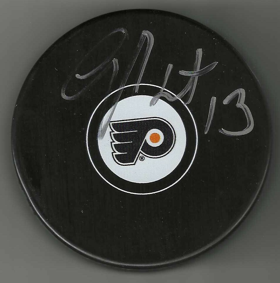 Claude Lapointe Signed Philadelphia Flyers Puck