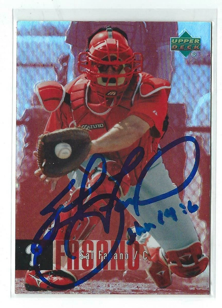 Sal Fasano Signed 2006 Upper Deck Special FX Card #745  34/50