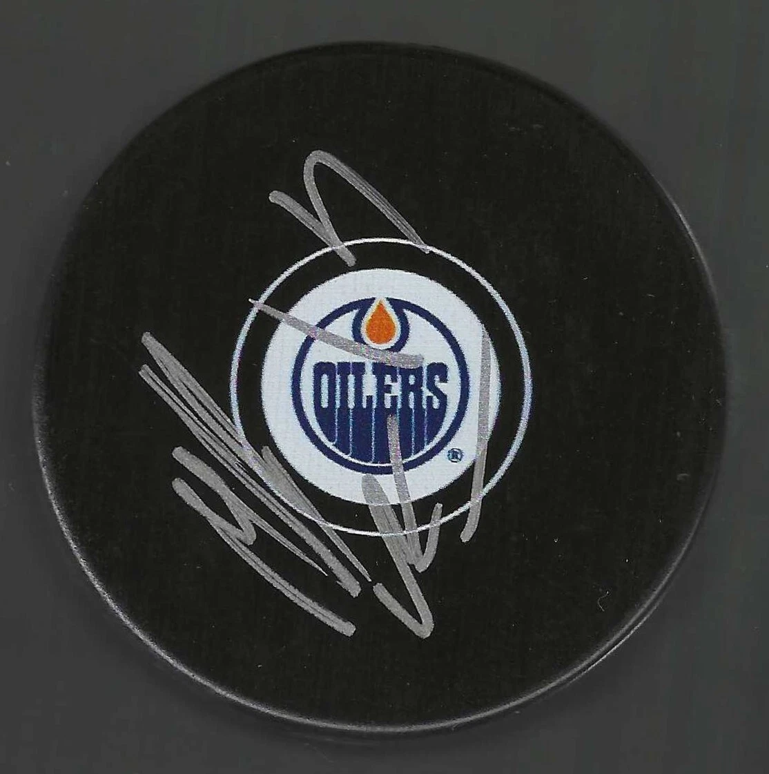 Mikko Koskinen Signed Edmonton Oilers Puck
