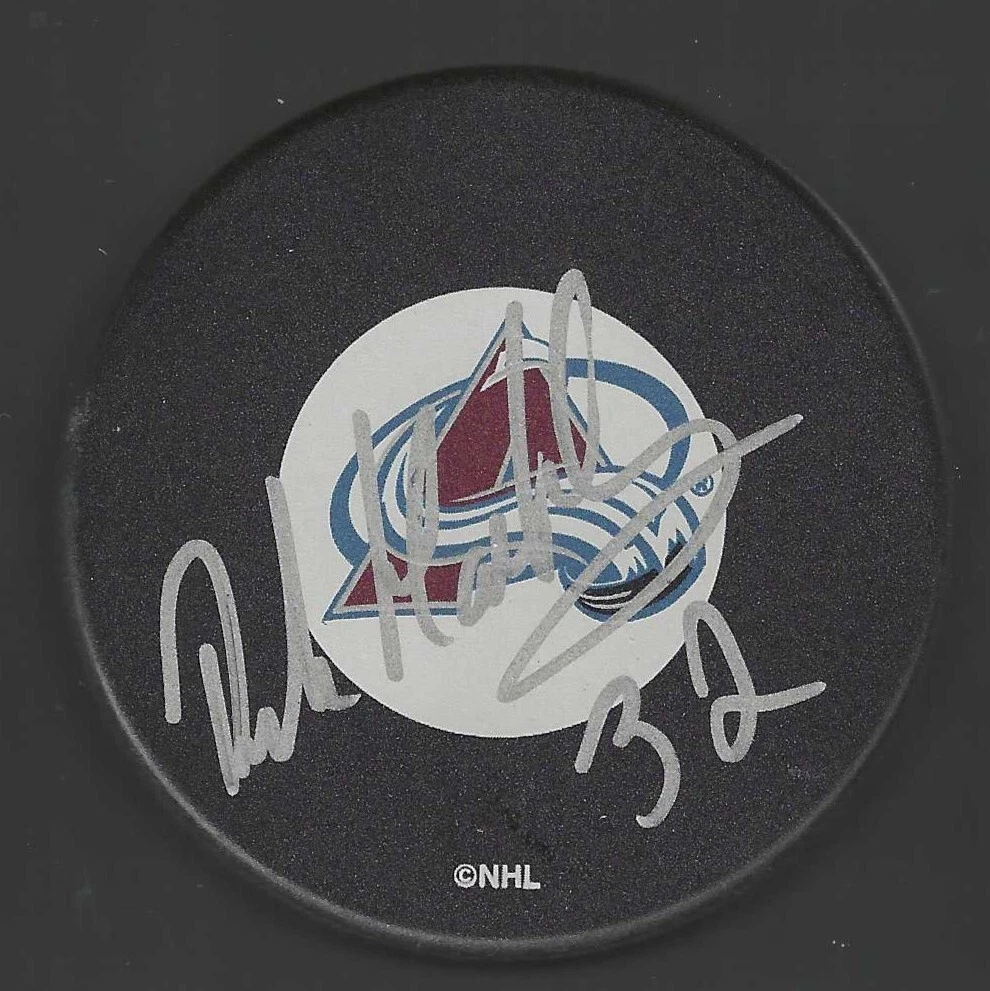 Riku Hahl Signed Colorado Avalanche Puck