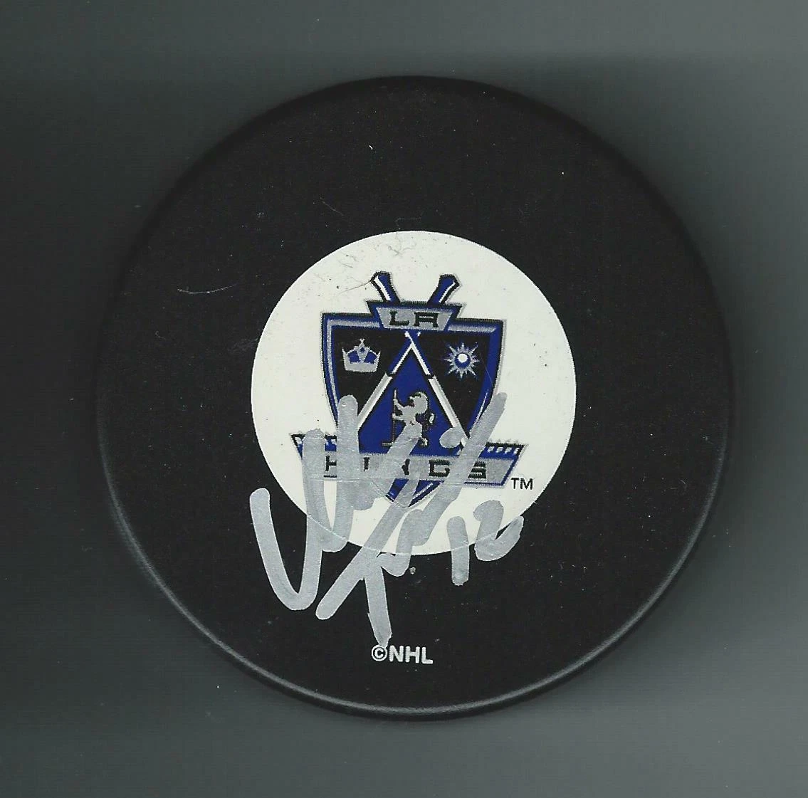 Marko Tuomainen Signed Los Angeles Kings Puck