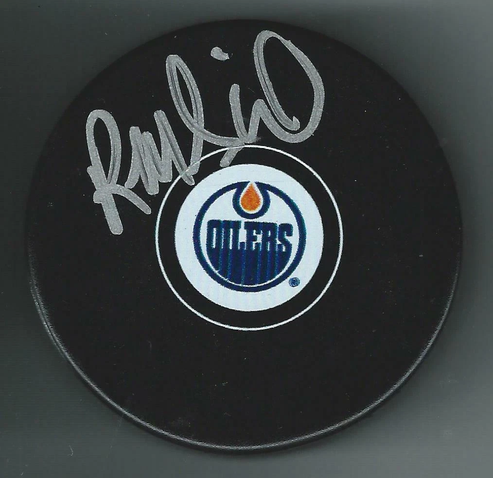 Ryan McGill Signed Edmonton Oilers Puck