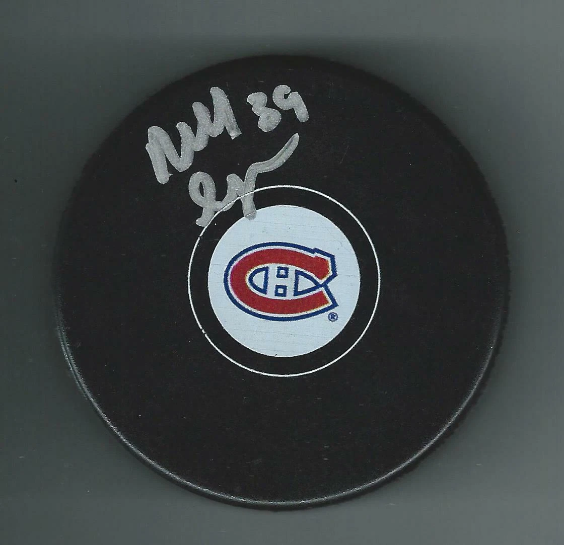 Reid Simpson Signed Montreal Canadiens Puck