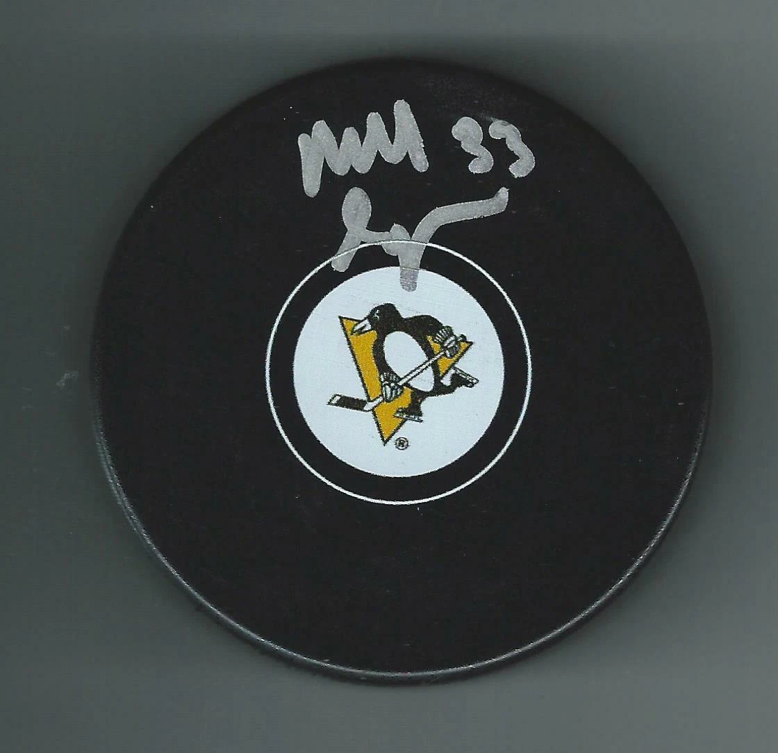 Reid Simpson Signed Pittsburgh Penguins Puck