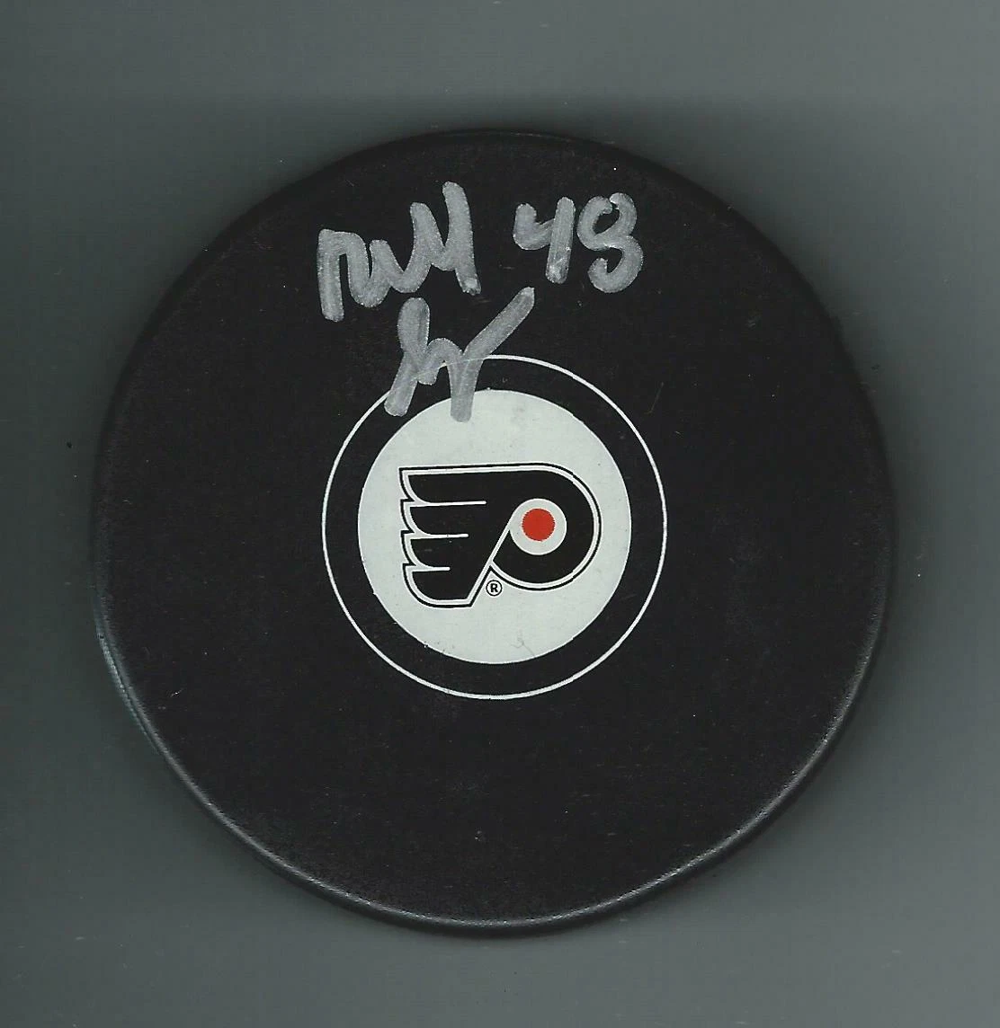 Reid Simpson Signed Philadelphia Flyers Puck
