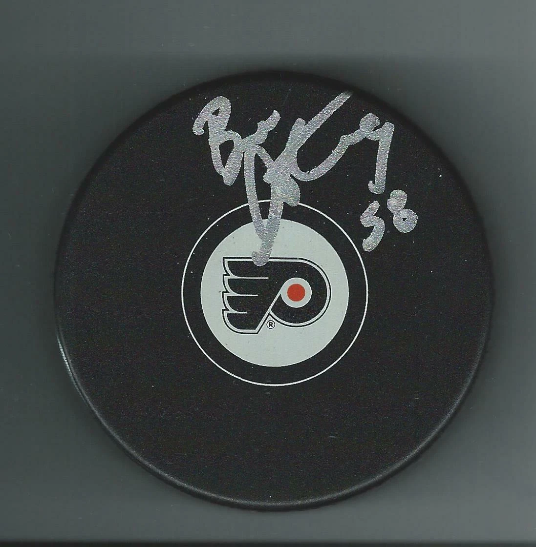 Bill Armstrong Signed Philadelphia Flyers Puck
