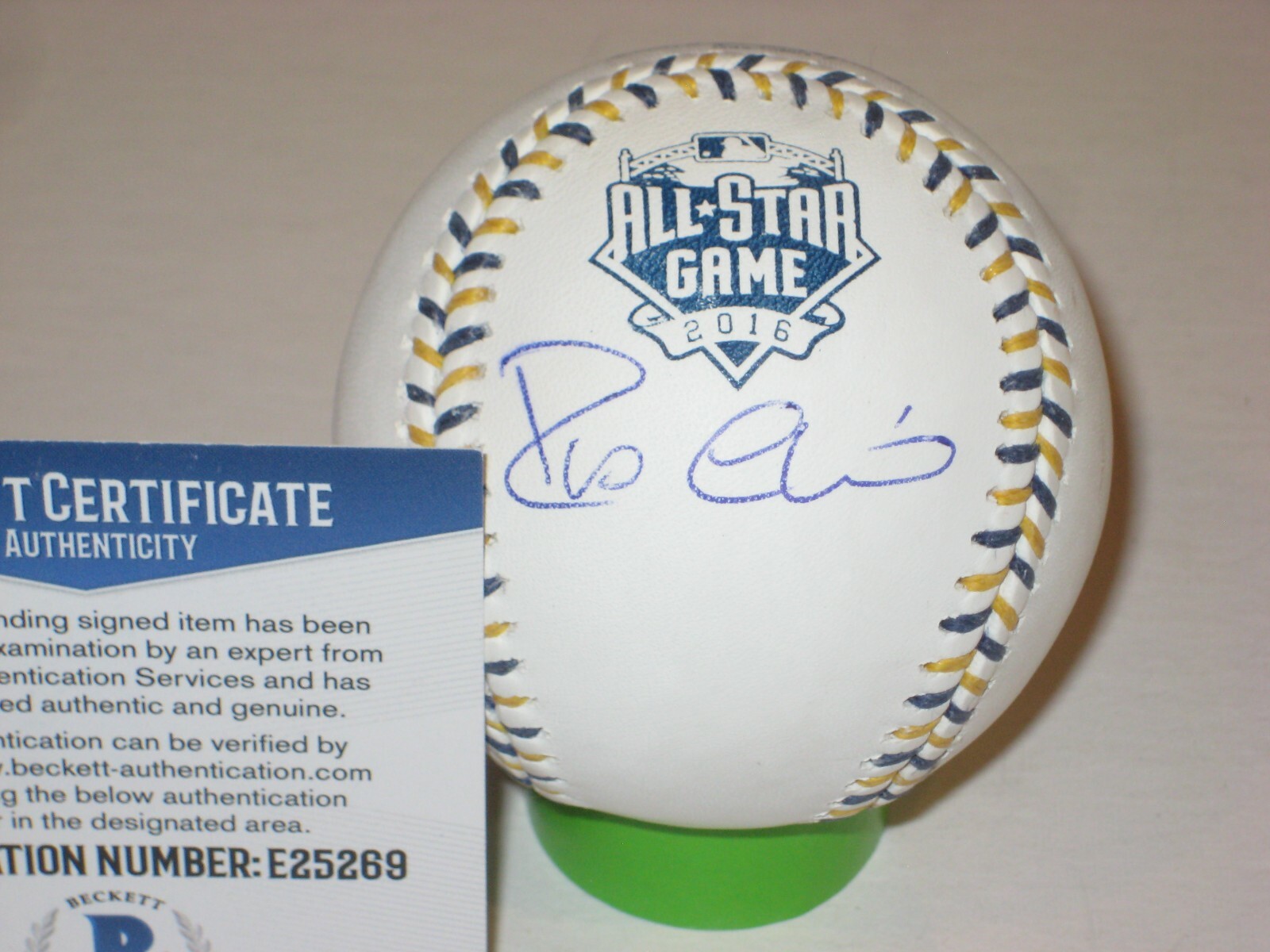 ROBINSON CANO (Yankees) Signed Official 2016 ALL-STAR Baseball w/ Beckett COA
