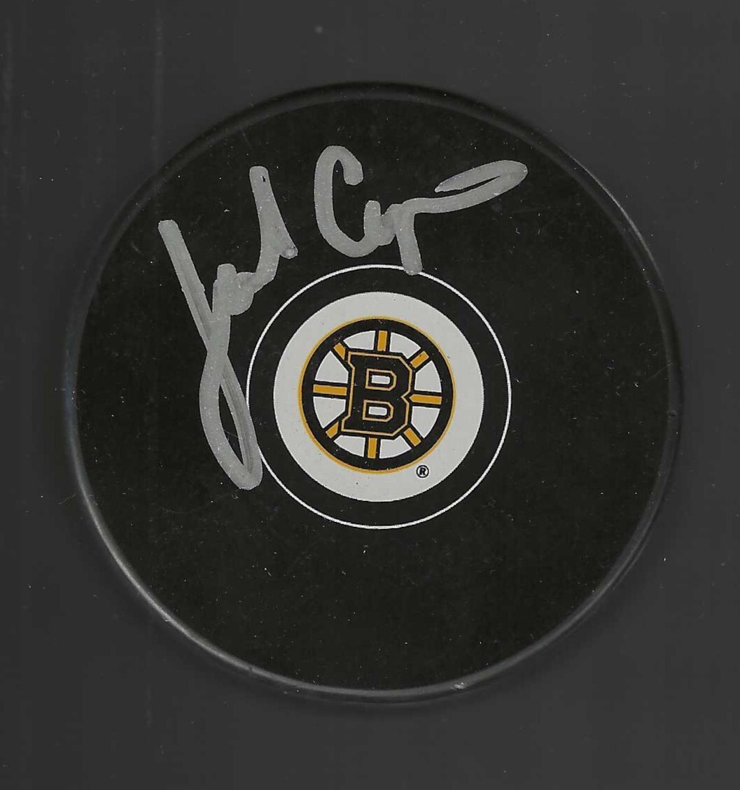 Jack Capuano Signed Boston Bruins Puck