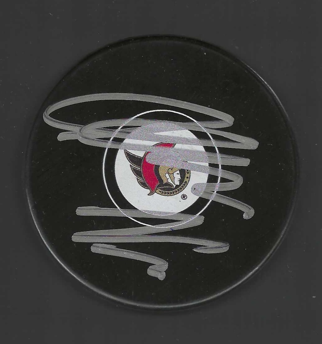 Thomas Chabot Signed Ottawa Senators Puck