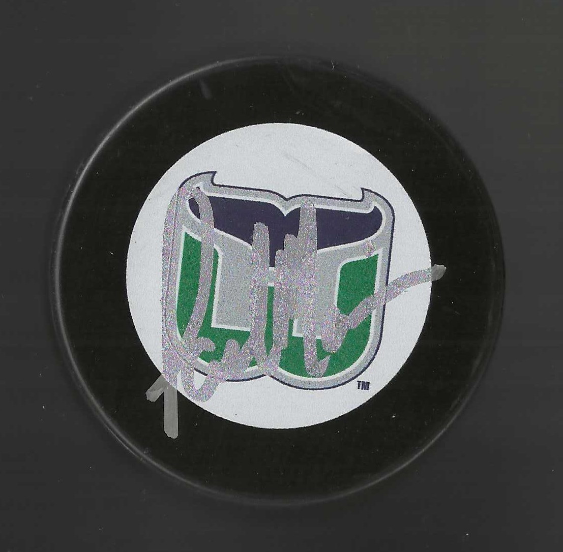 Paul Maurice Signed Hartford Whalers Puck