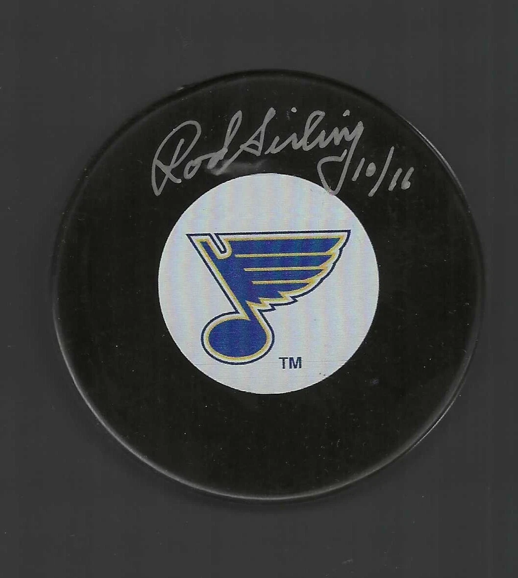 Rod Seiling Signed St Louis Blues Puck