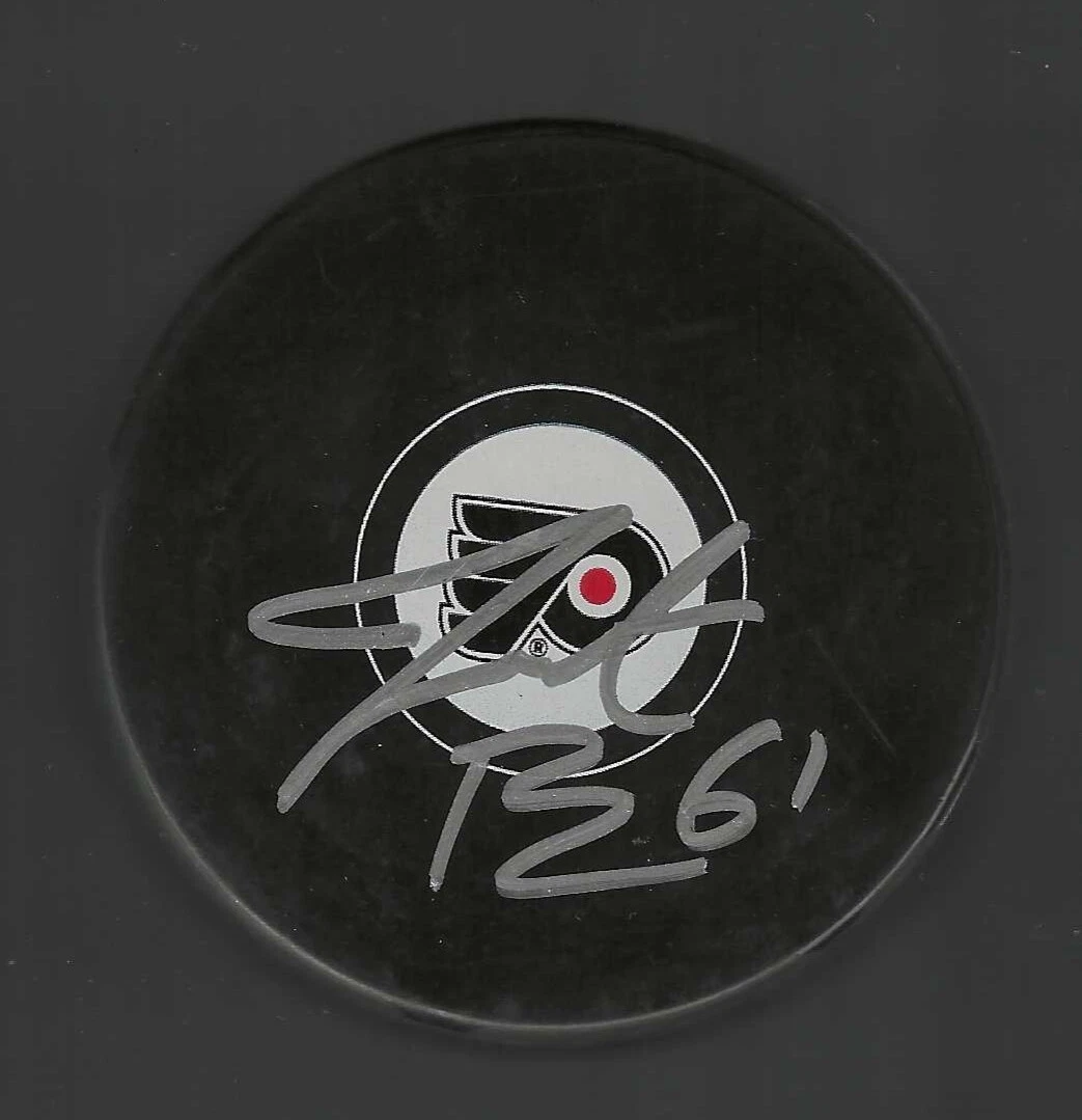 Justin Braun Signed Philadelphia Flyers Puck