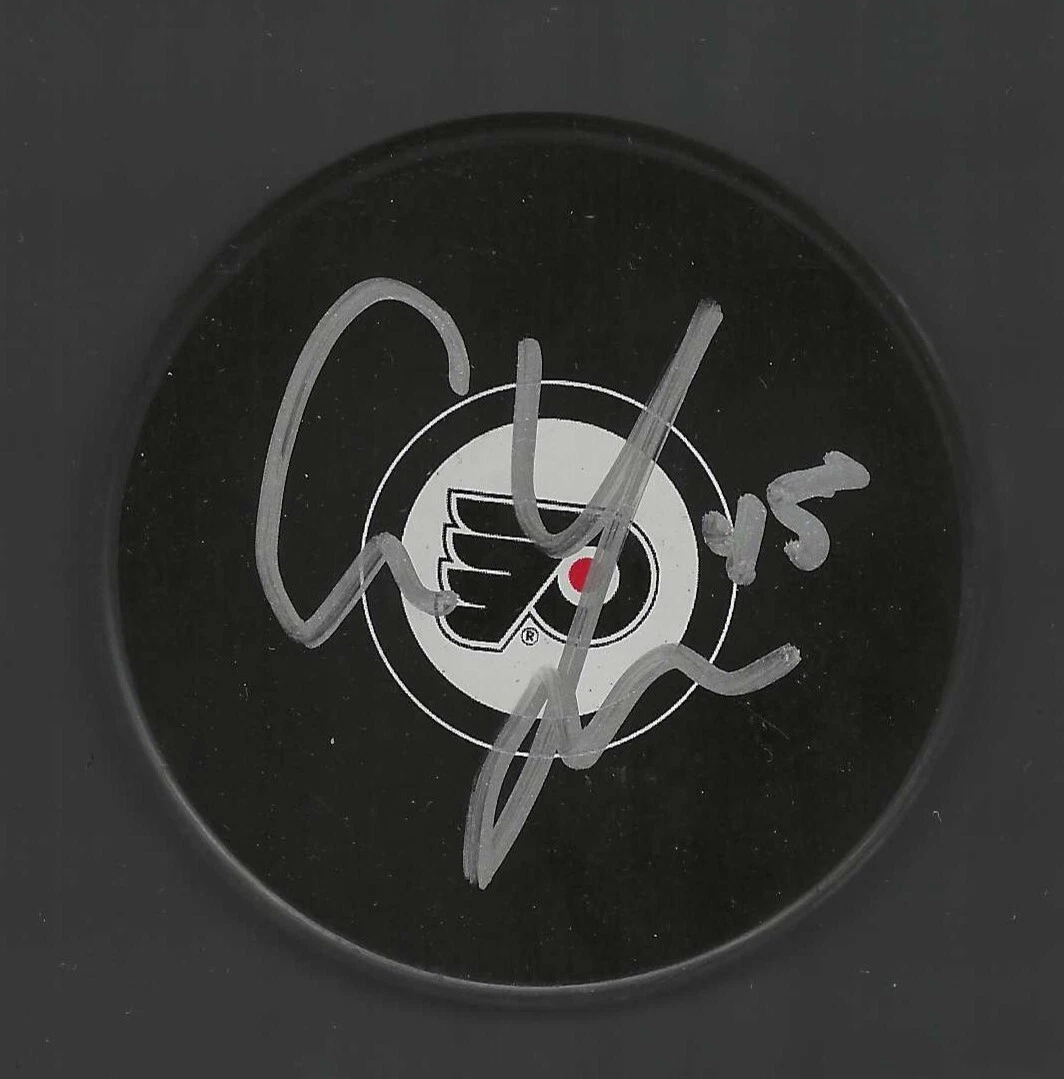 Cam York Signed Philadelphia Flyers Puck