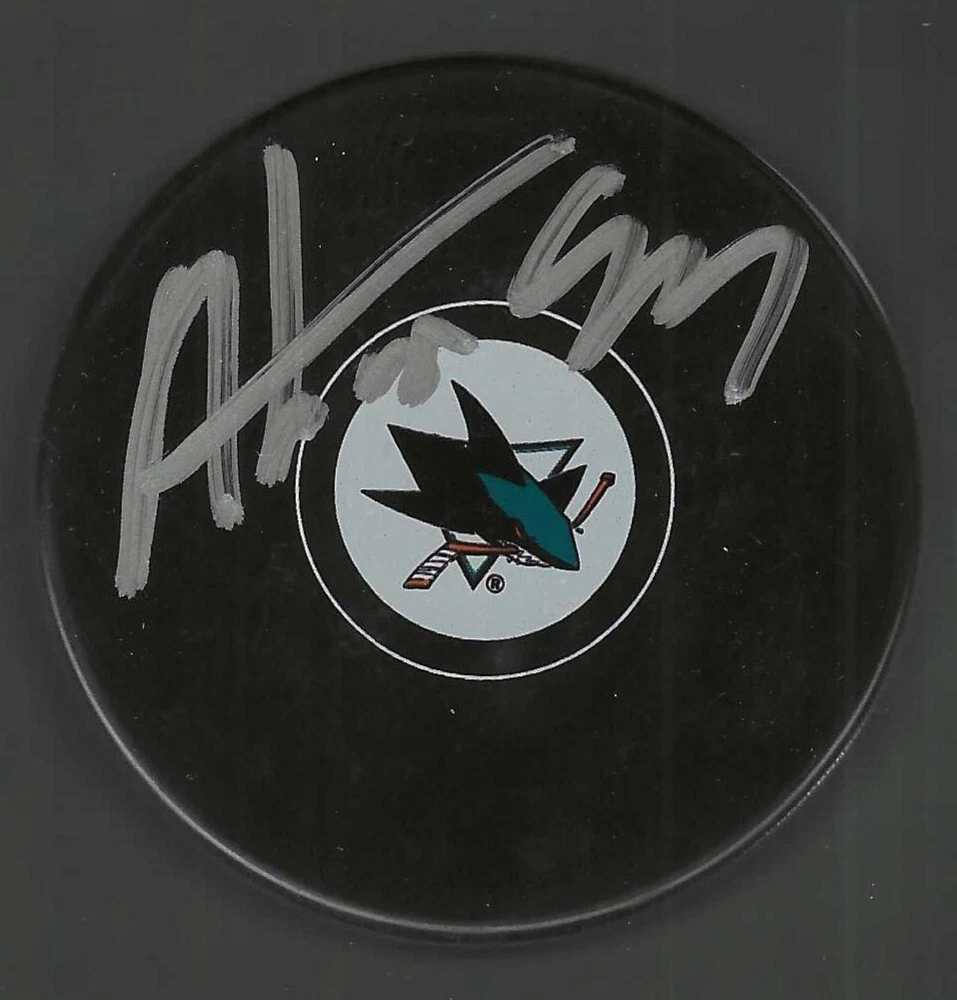 Alexander Barabanov Signed San Jose Sharks Puck
