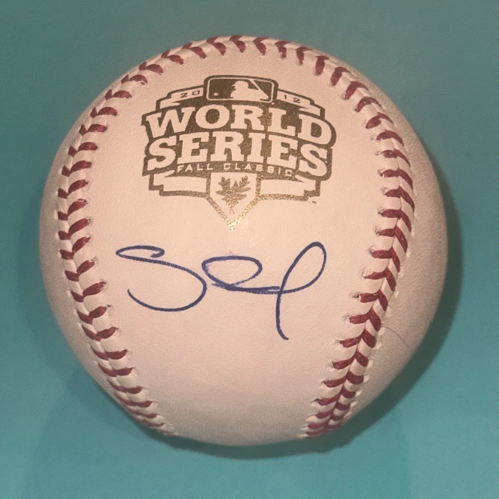 PABLO SANDOVAL (Giants) Signed Official 2012 WORLD SERIES Baseball MLB Authentic