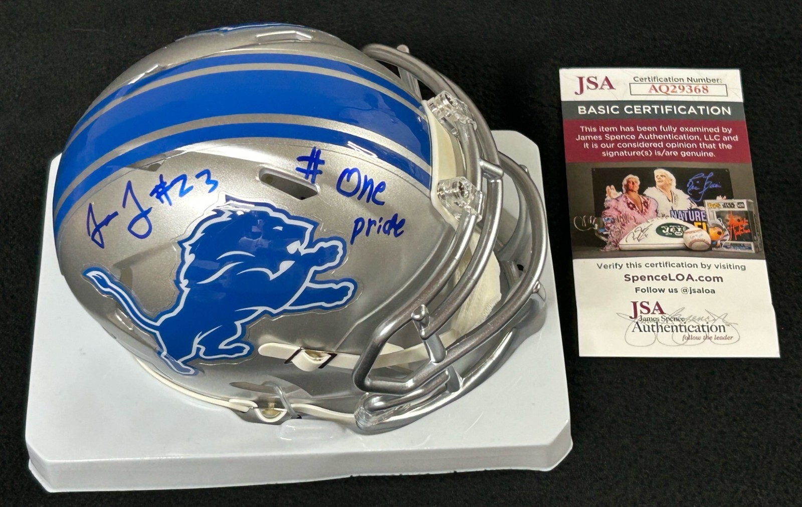 Jerry Jacobs Signed & Inscribed 