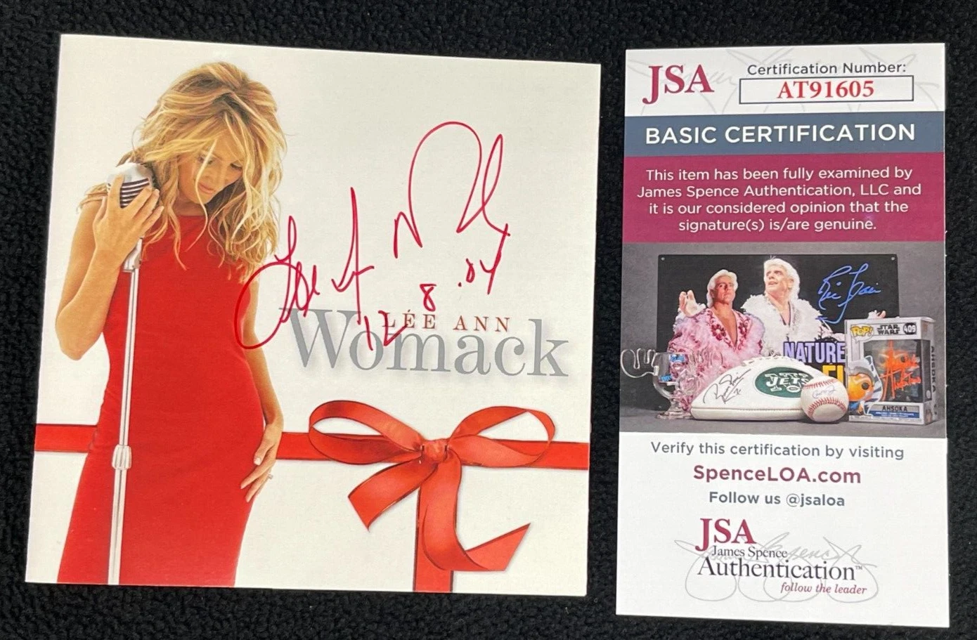 Lee Ann Womack Signed The Season For Romance CD Booklet JSA COA