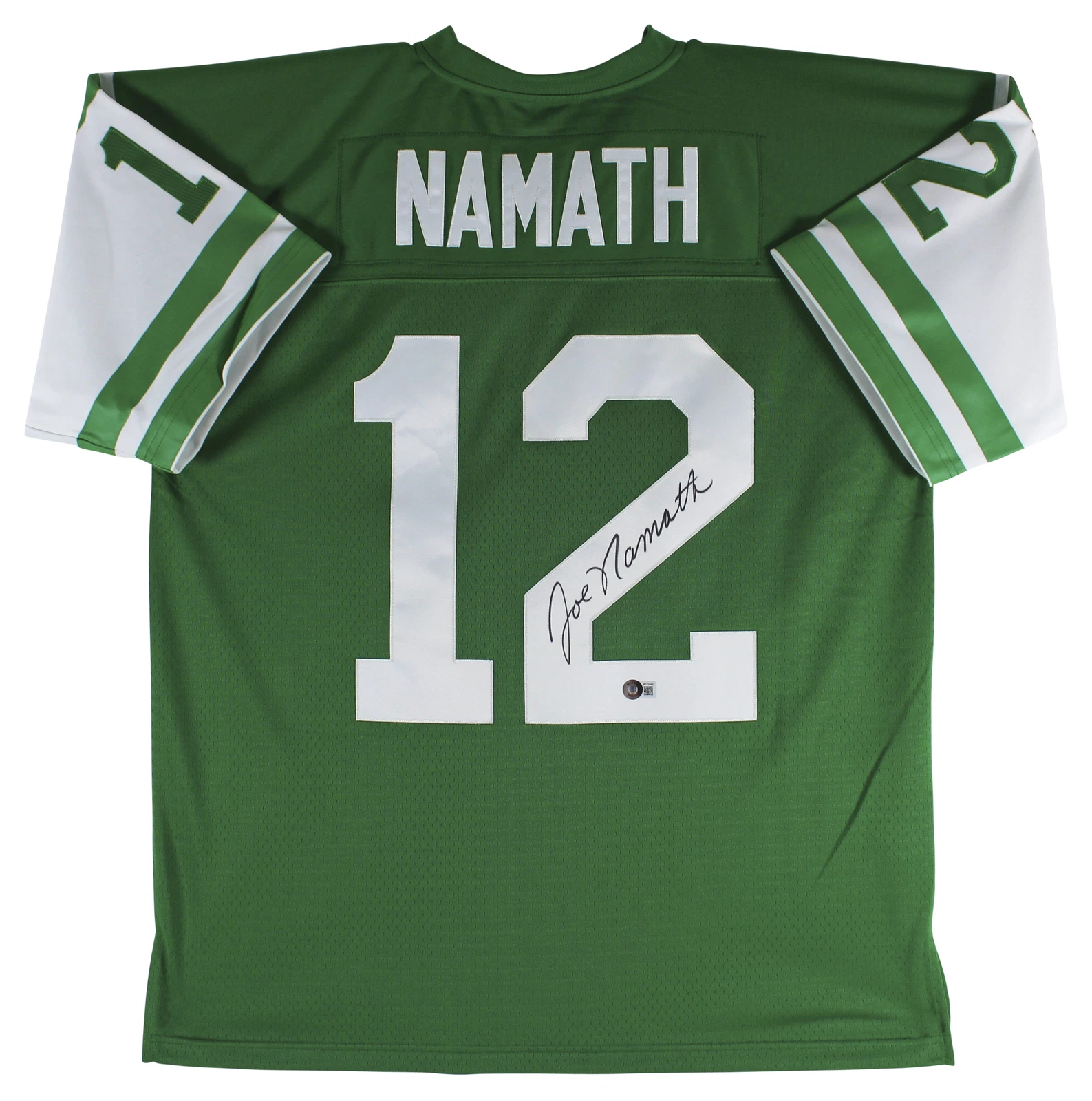 Jets Joe Namath Authentic Signed Green Mitchell & Ness Jersey Autographed BAS