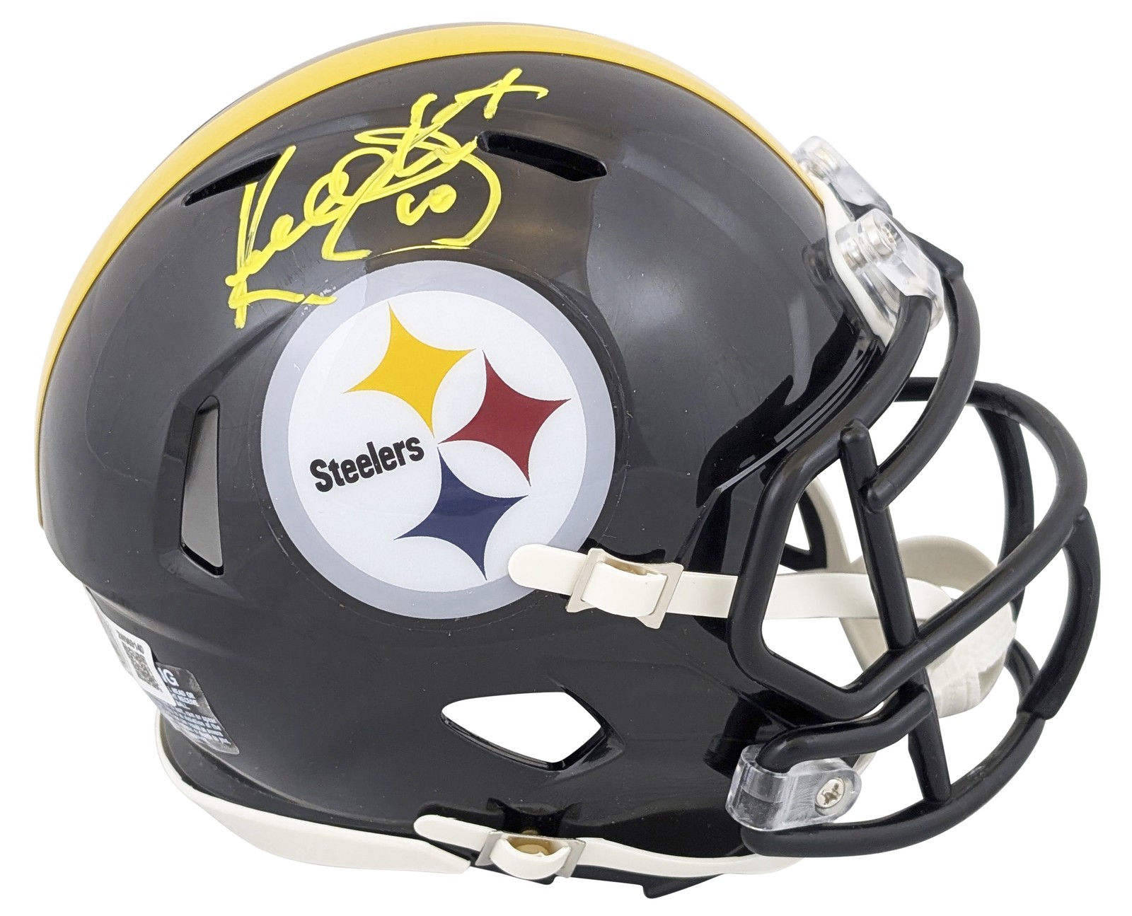 Steelers Kordell Stewart Authentic Signed Speed Mini Helmet BAS Witnessed