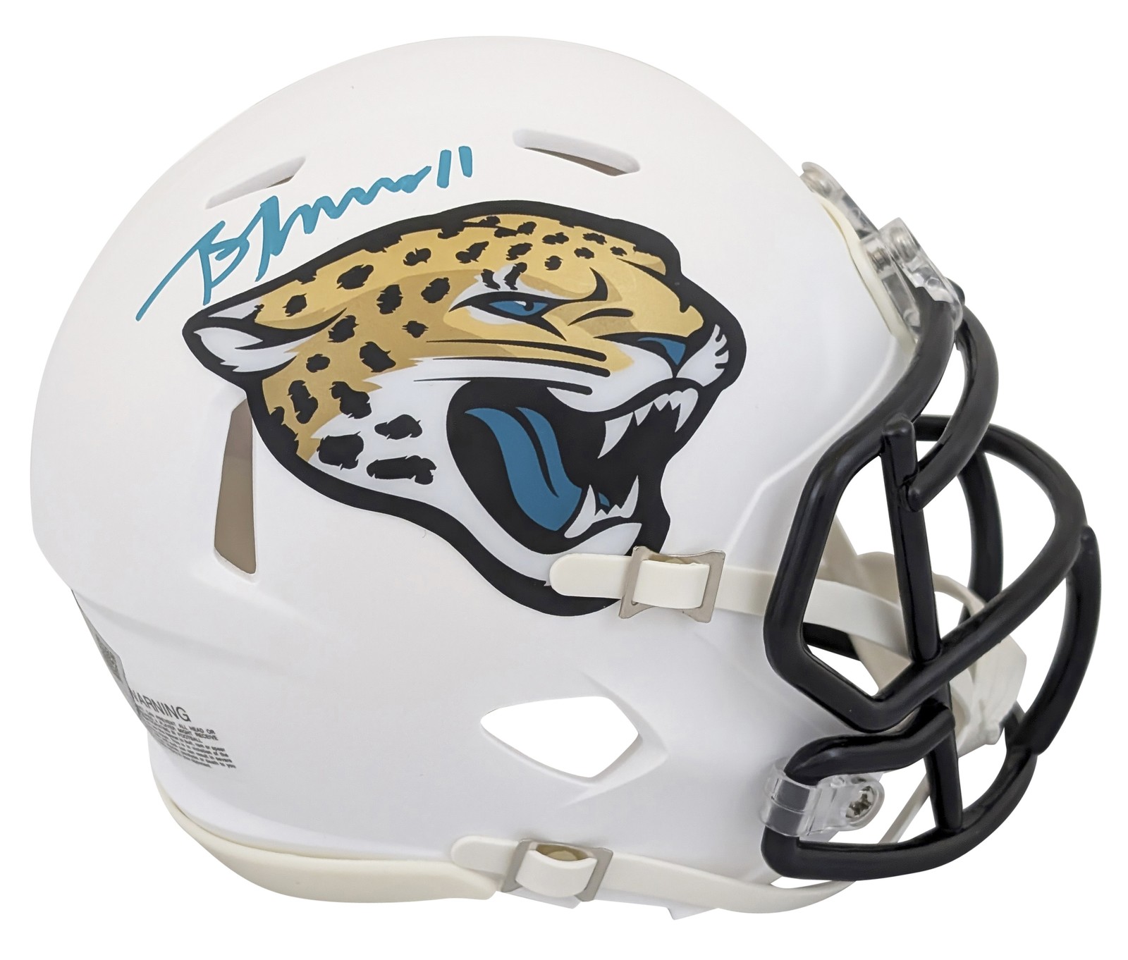 Jaguars Brian Thomas Jr. Signed On-Field Alt 2024 Speed Mini Helmet Fanatics