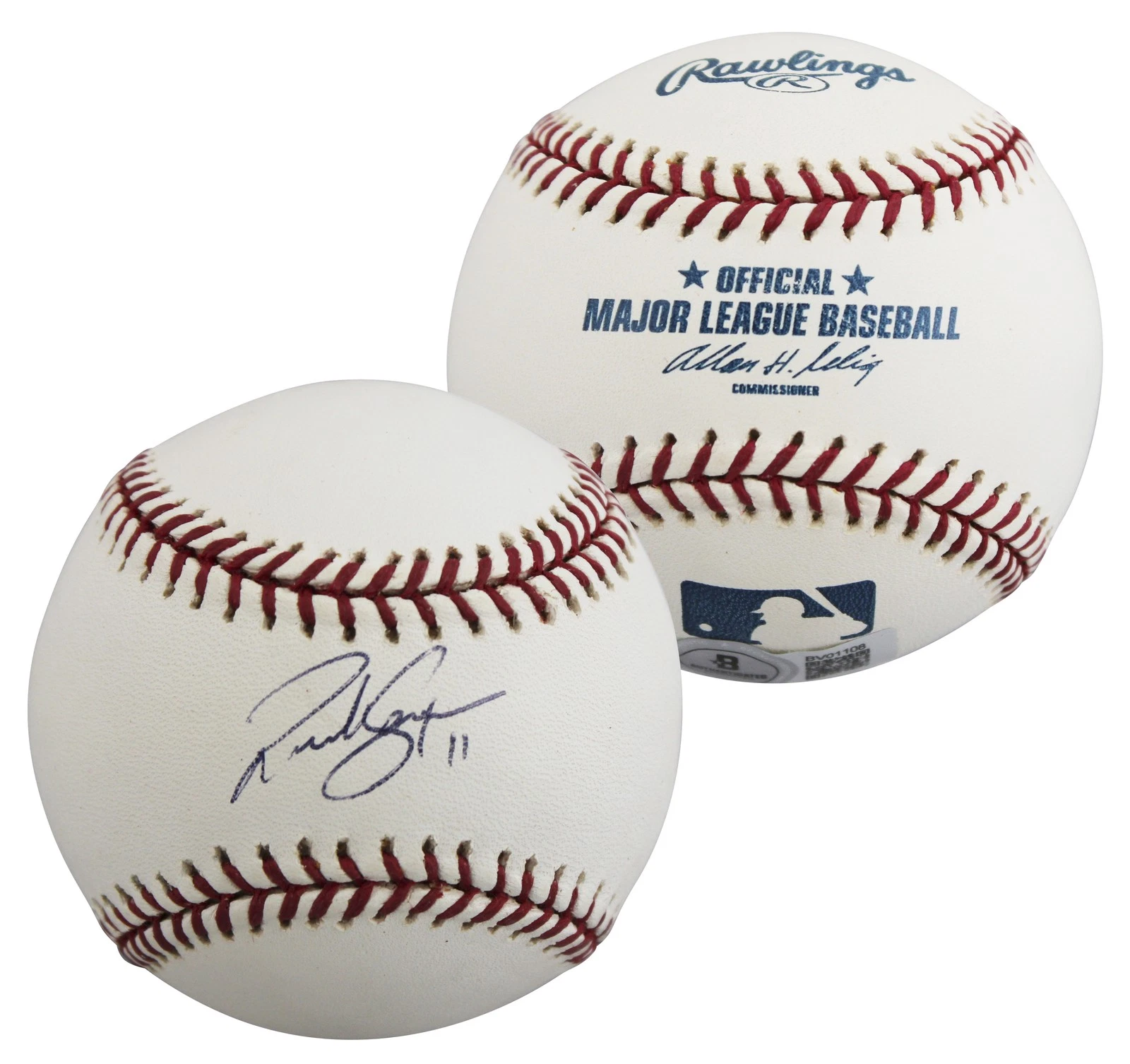 Brewers Richie Sexson Authentic Signed OML Baseball Autographed BAS #BV01108