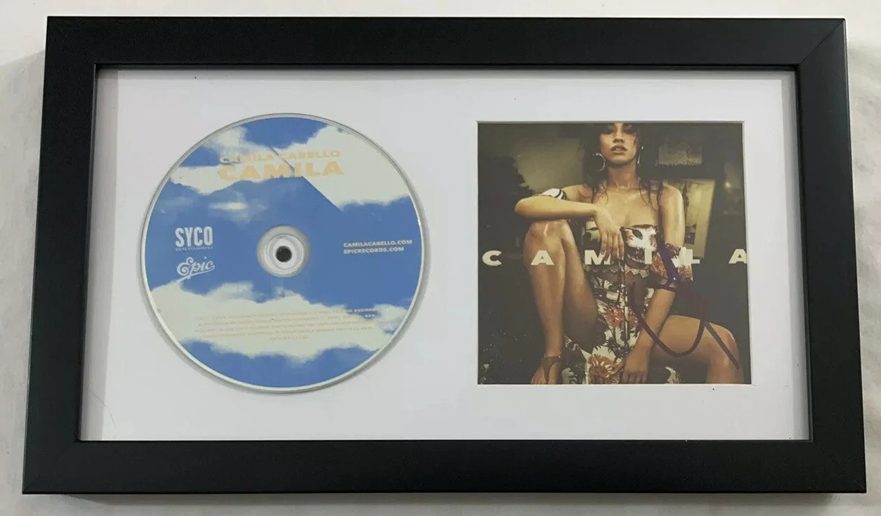 CAMILA CABELLO HAND SIGNED CD FRAMED AUTOGRAPHED AUTHENTIC RARE RARE HOT